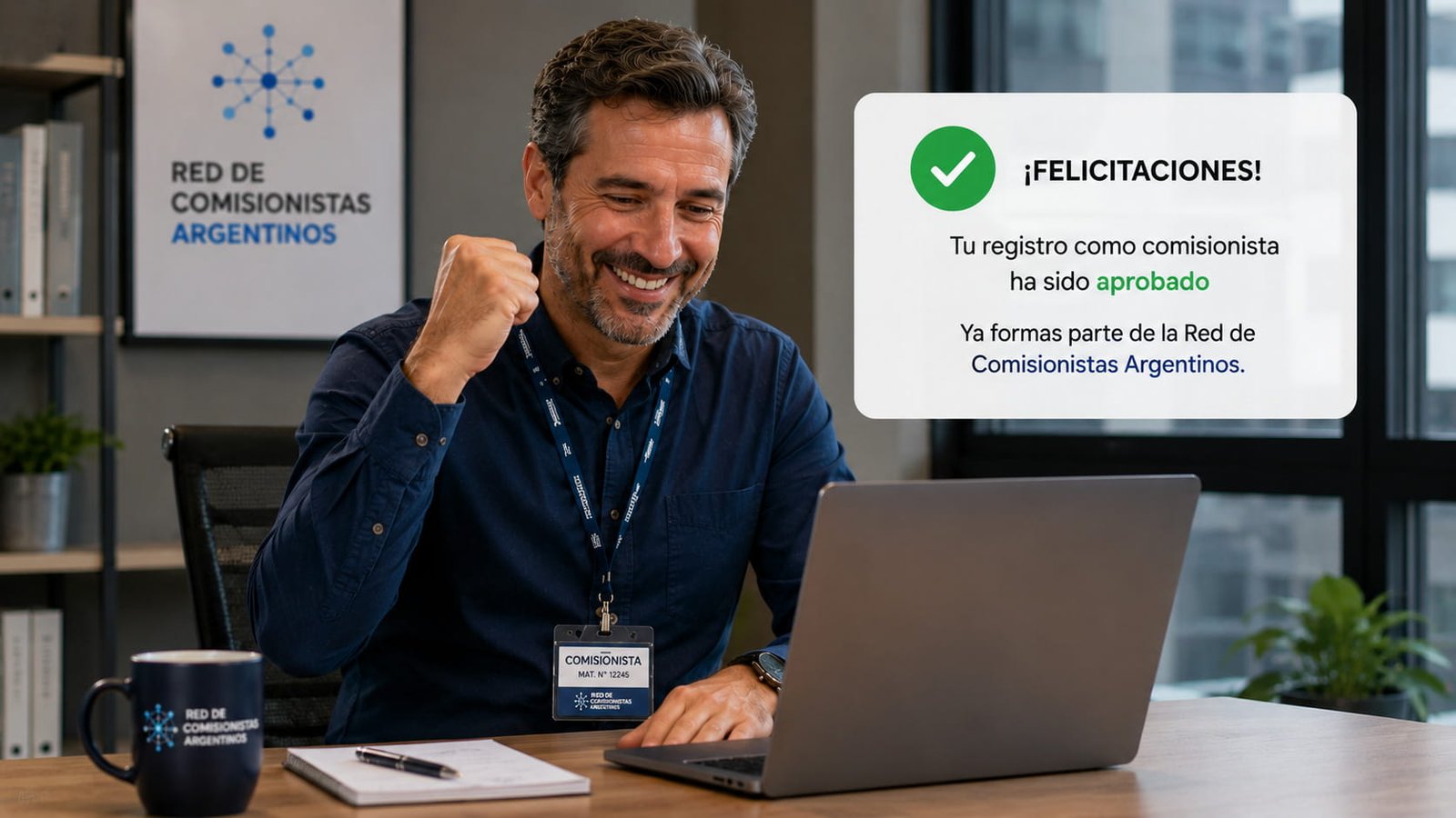 Aprobación del registro como comisionista