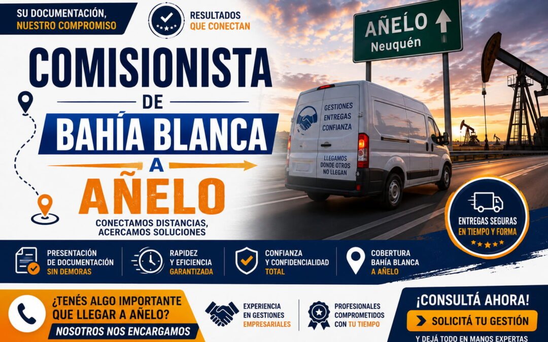 Comisionista de Bahía Blanca a Añelo