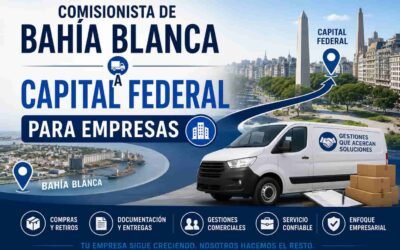Comisionista de Bahía Blanca a Capital Federal para empresas