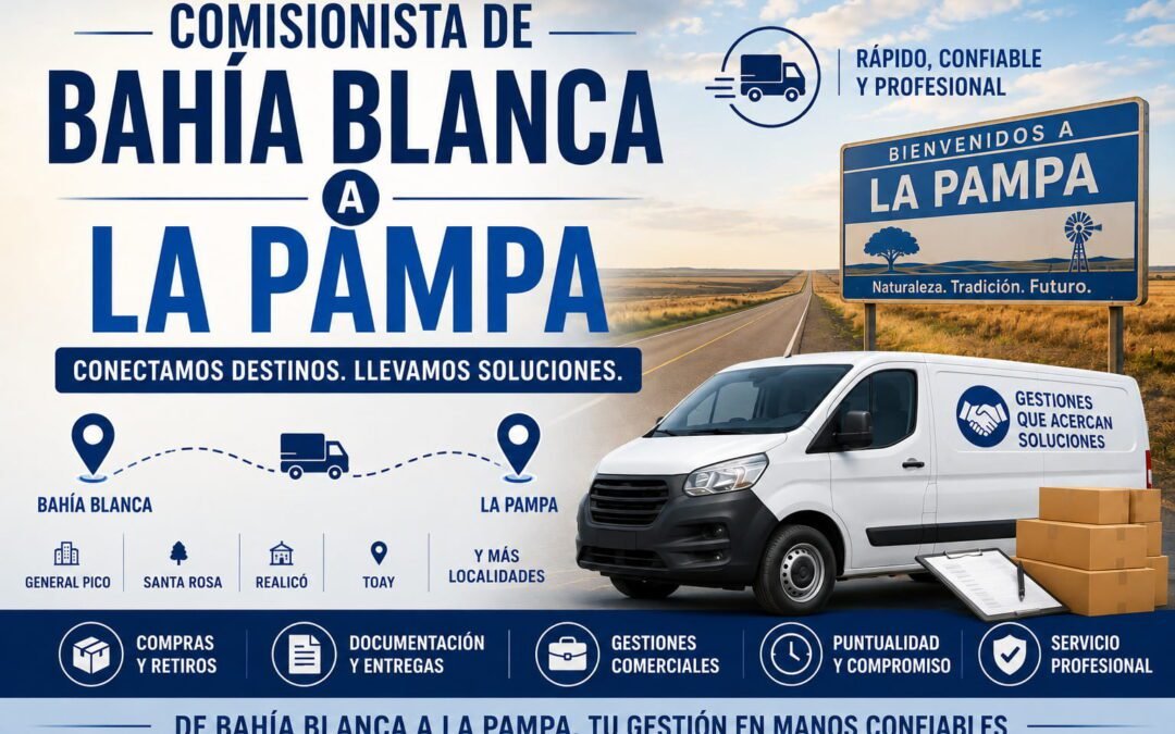 Comisionista de Bahia Blanca a La Pampa