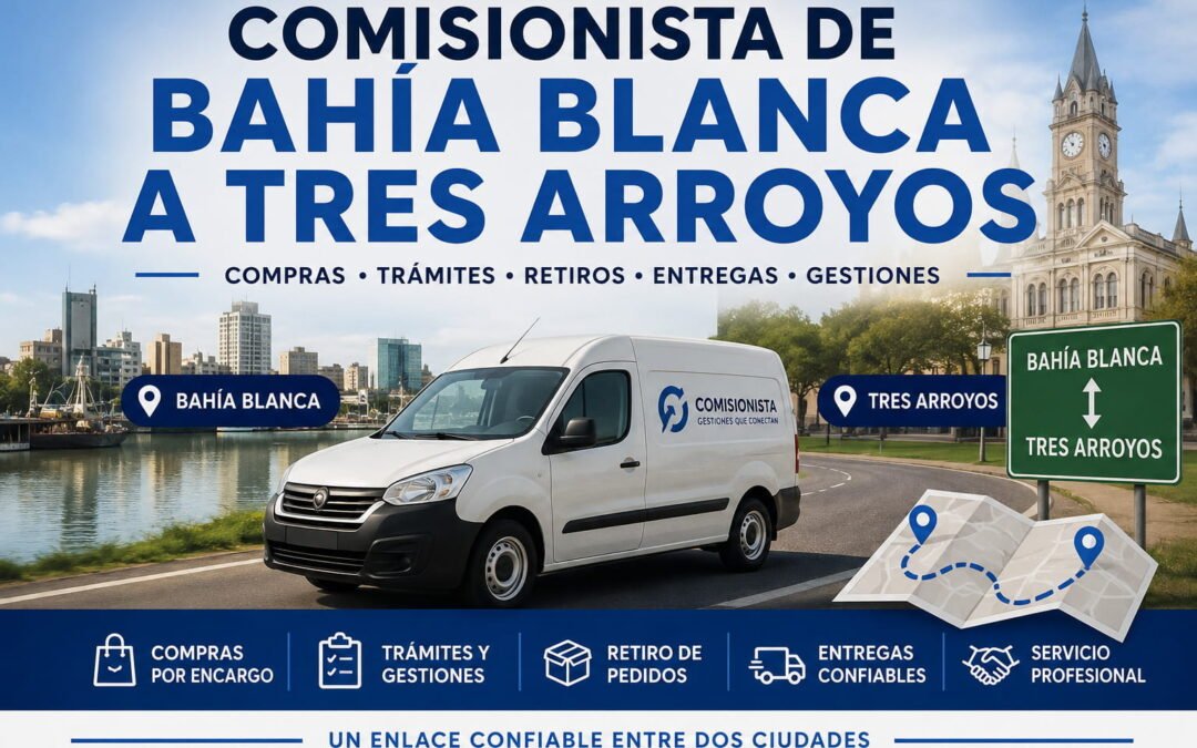 Comisionista de Bahia Blanca a Tres Arroyos