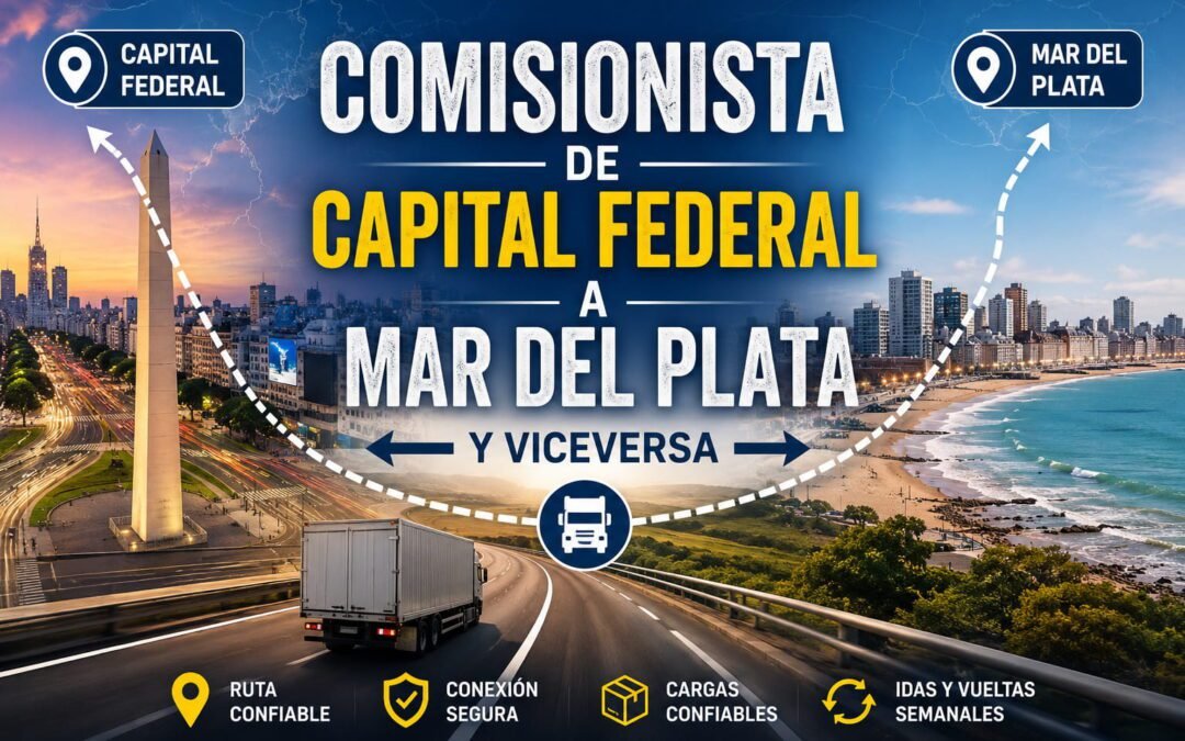 Comisionista de Capital Federal a Mar del Plata