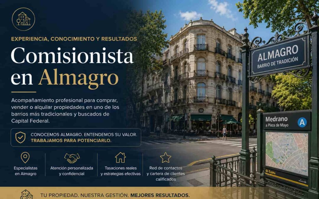 Comisionista en Almagro – Capital Federal
