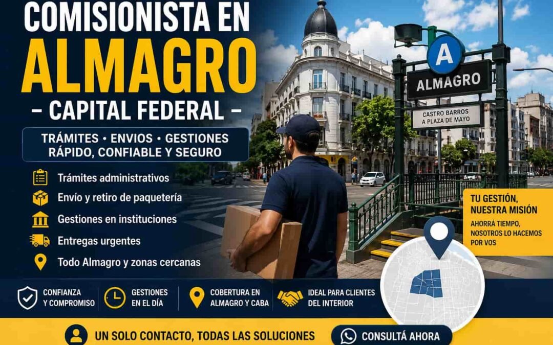 Comisionista en Almagro – Capital Federal
