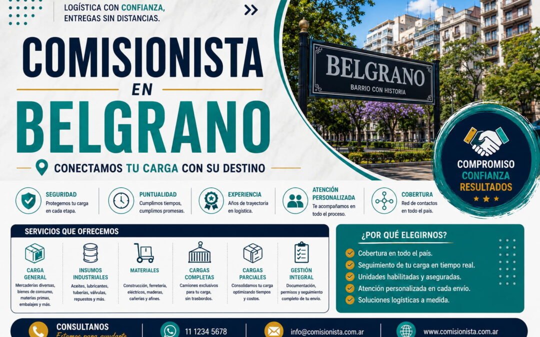 Comisionista en Belgrano – Capital Federal