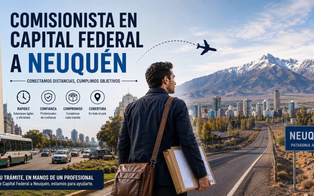 Comisionista en Capital Federal a Neuquen