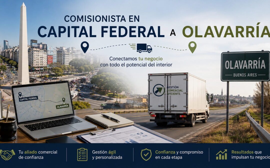 Comisionista en Capital Federal a Olavarría