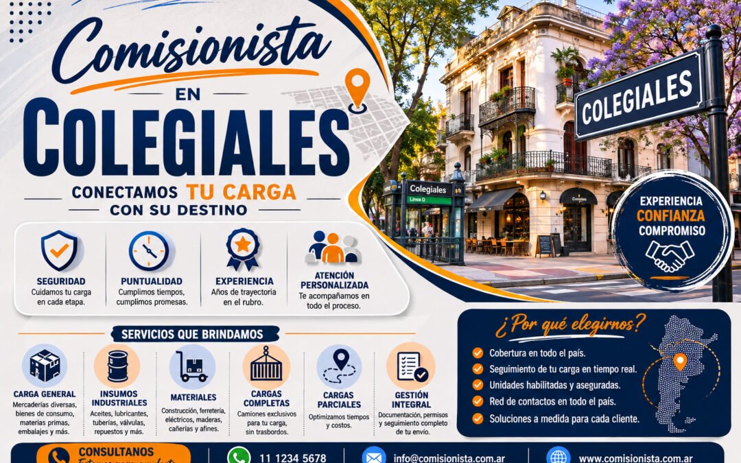 Comisionista en Colegiales – Capital Federal