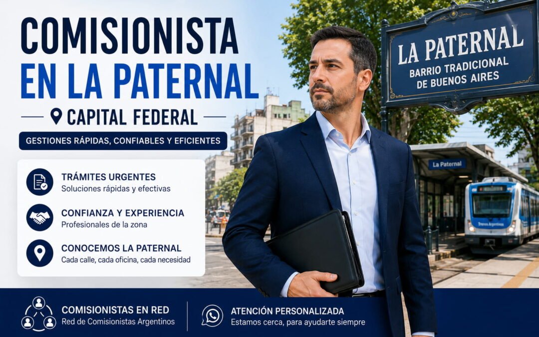 Comisionista en La Paternal – Capital Federal