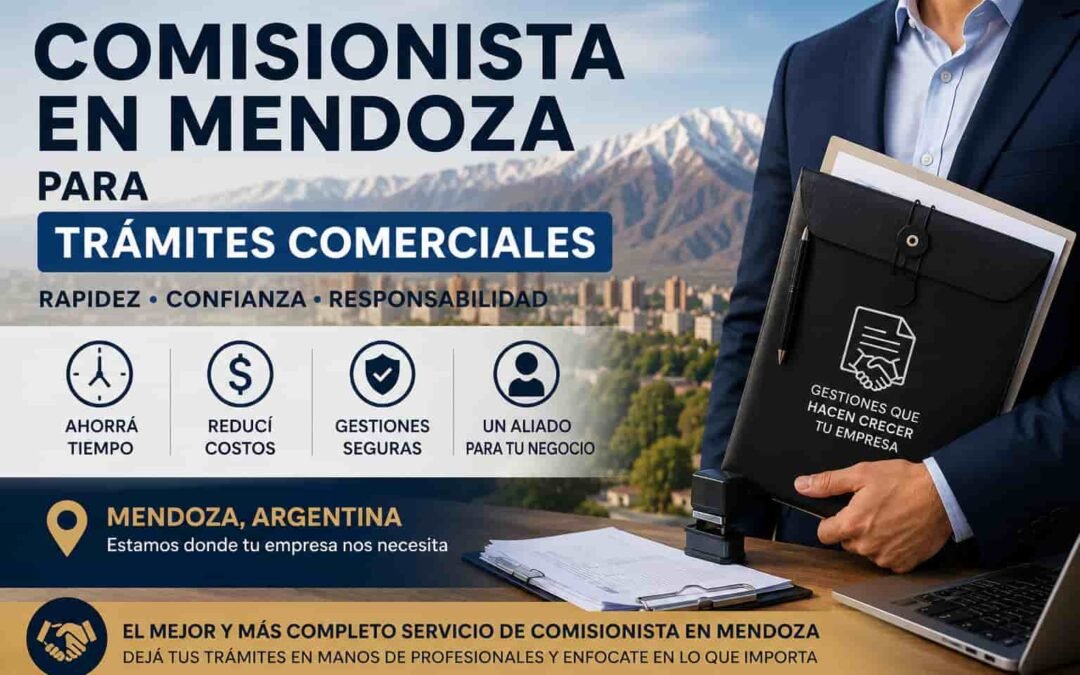 Comisionista en Mendoza para Trámites Comerciales