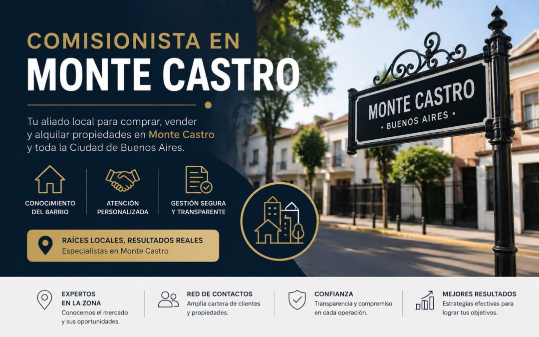 Comisionista en Monte Castro