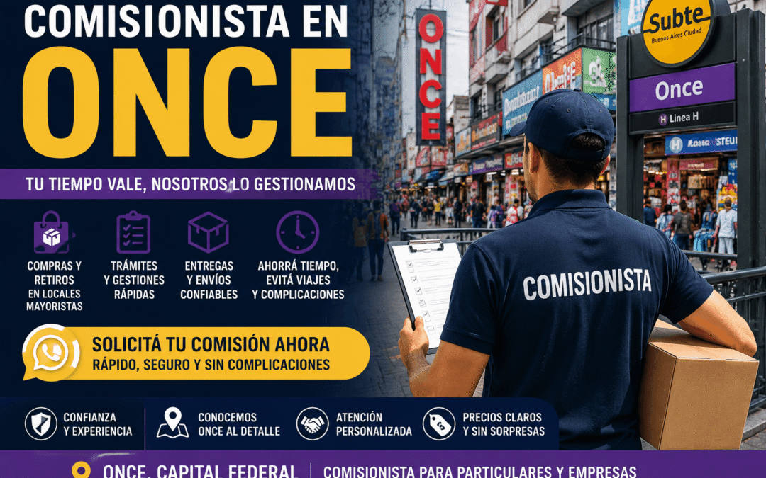 Comisionista en Once – Capital Federal