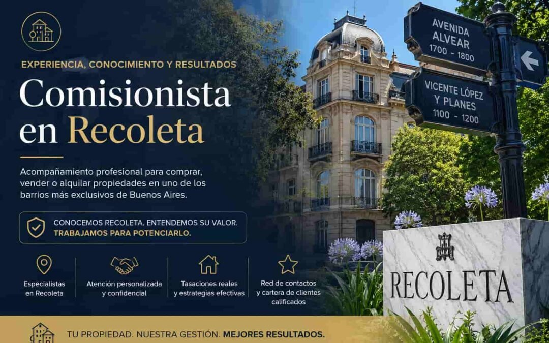 Comisionista en Recoleta – Capital Federal