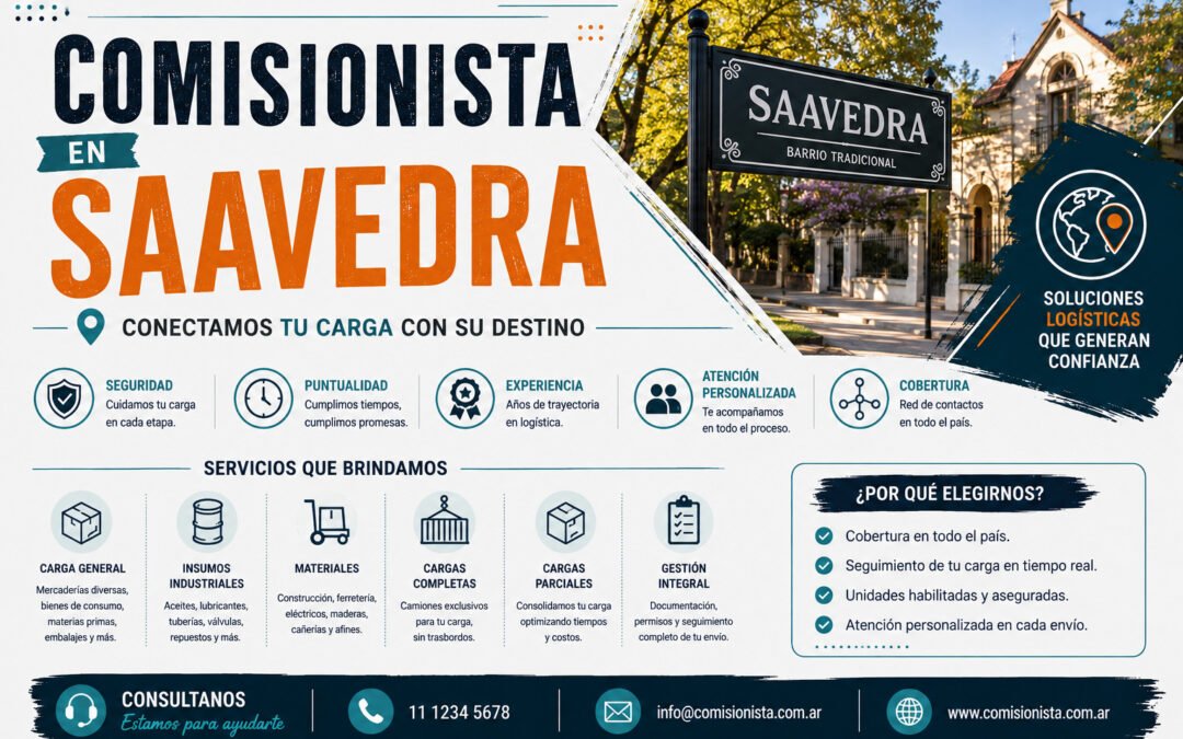 Comisionista en Saavedra – Capital Federal