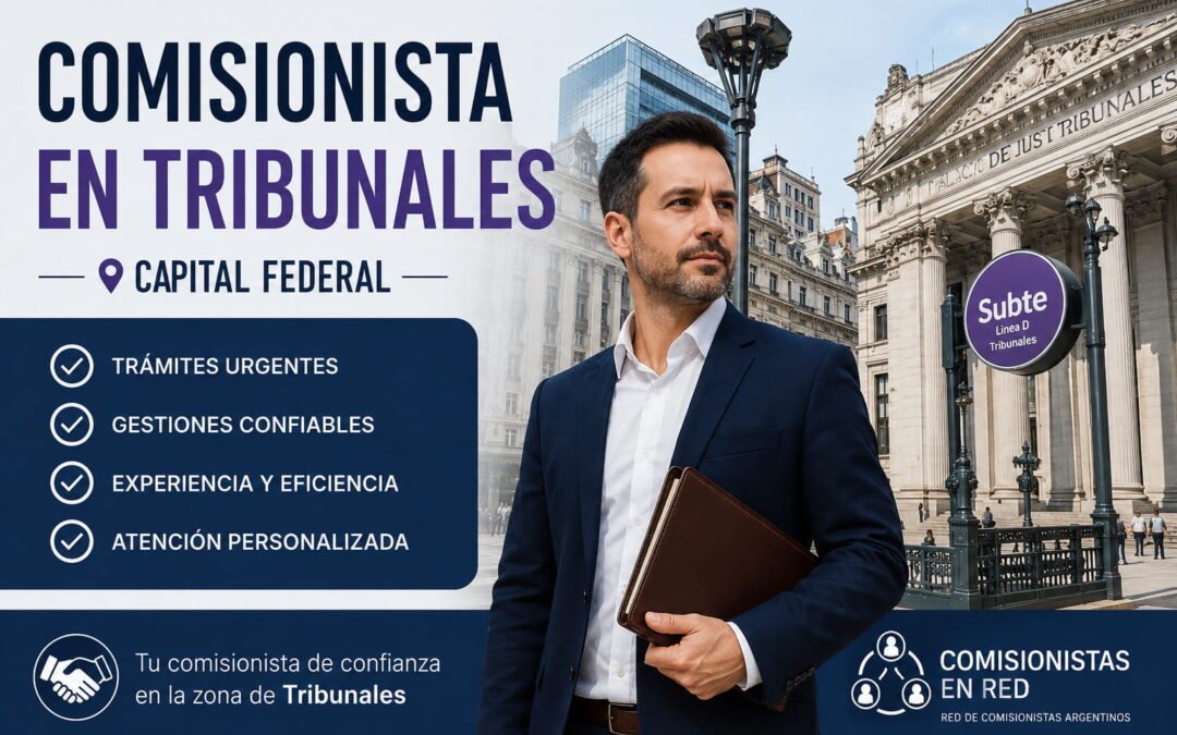 Comisionista en Tribunales