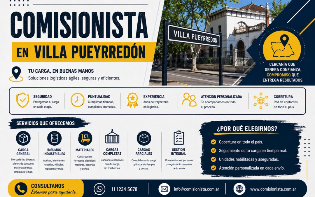 Comisionista en Villa Pueyrredón- Capital Federal