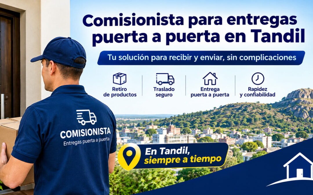 Comisionista para entregas puerta a puerta en Tandil