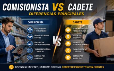 Comisionista vs cadete diferencias principales
