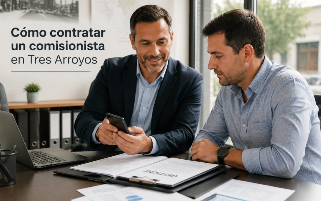 Cómo contratar un comisionista en Tres Arroyos