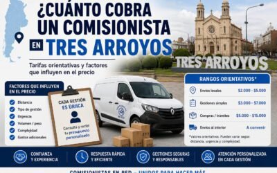 Cuánto cobra un comisionista en Tres Arroyos