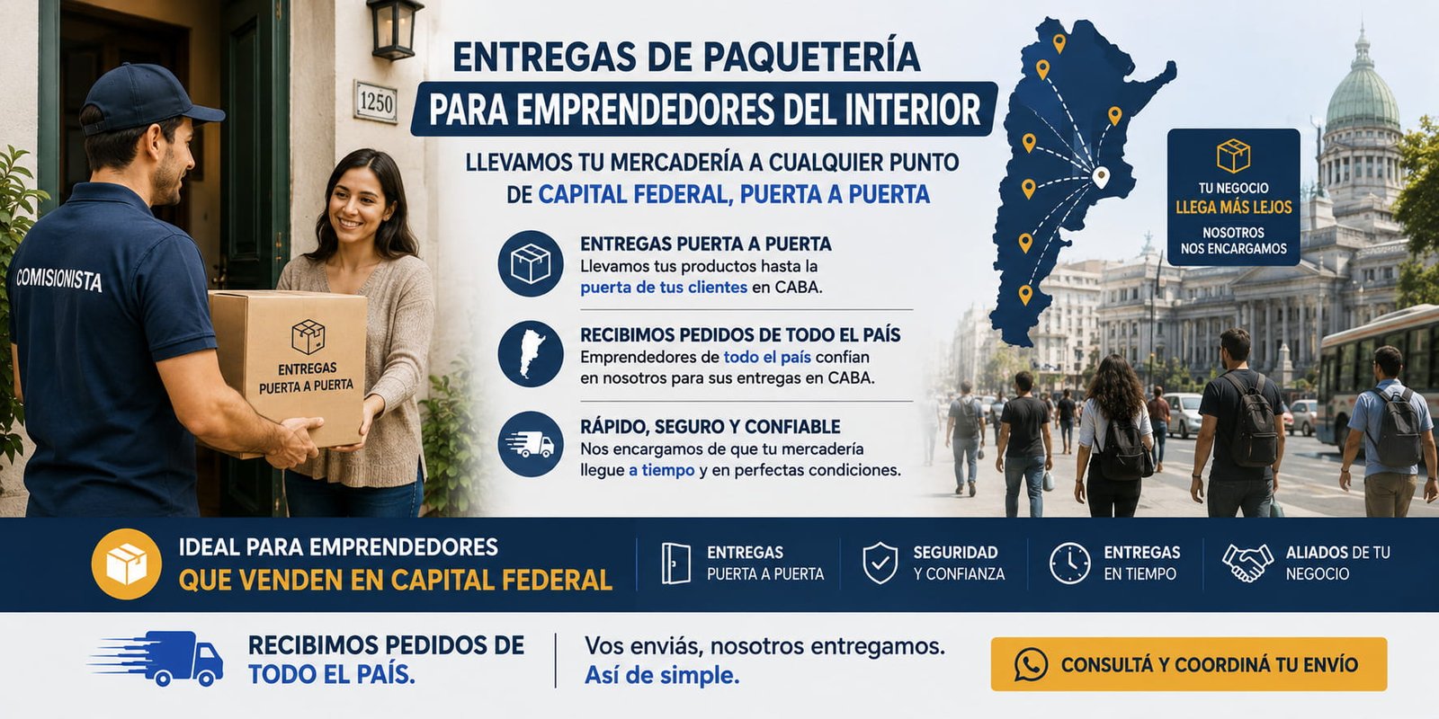 Entrega de Paqueteria