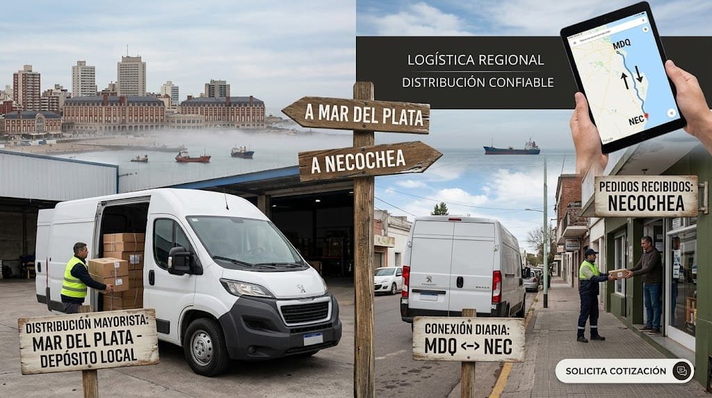 Servicios de Fletes Directos Mar del Plata y Necochea