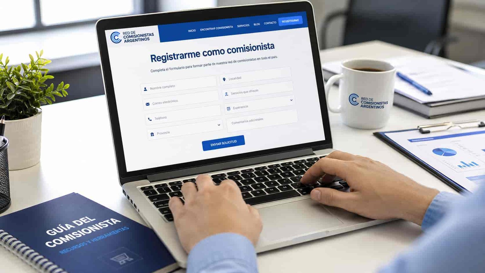 Registrarme como comisionista en la Red de Comisionistas Argentinos