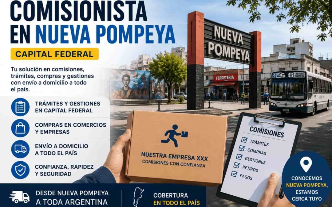 Comisionista en Nueva Pompeya – Capital Federal